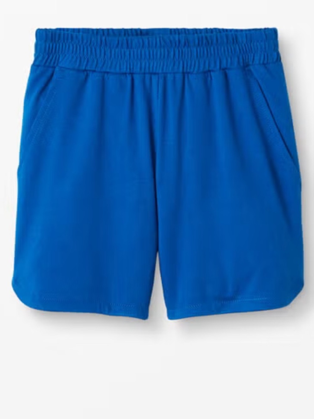 Hanna Andersson Kids Elastic-Waist Blue Active Shorts